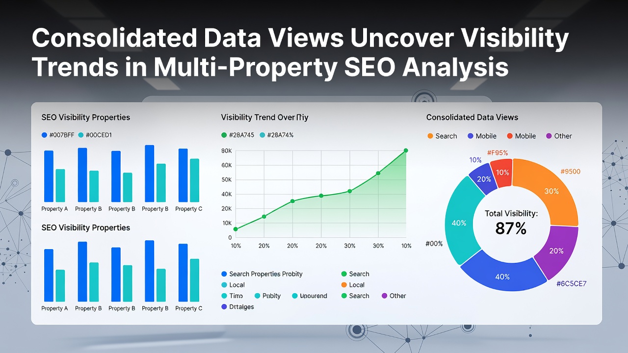 Consolidated Data Views Uncover Visibility Trends in Multi-Property SEO Analysis