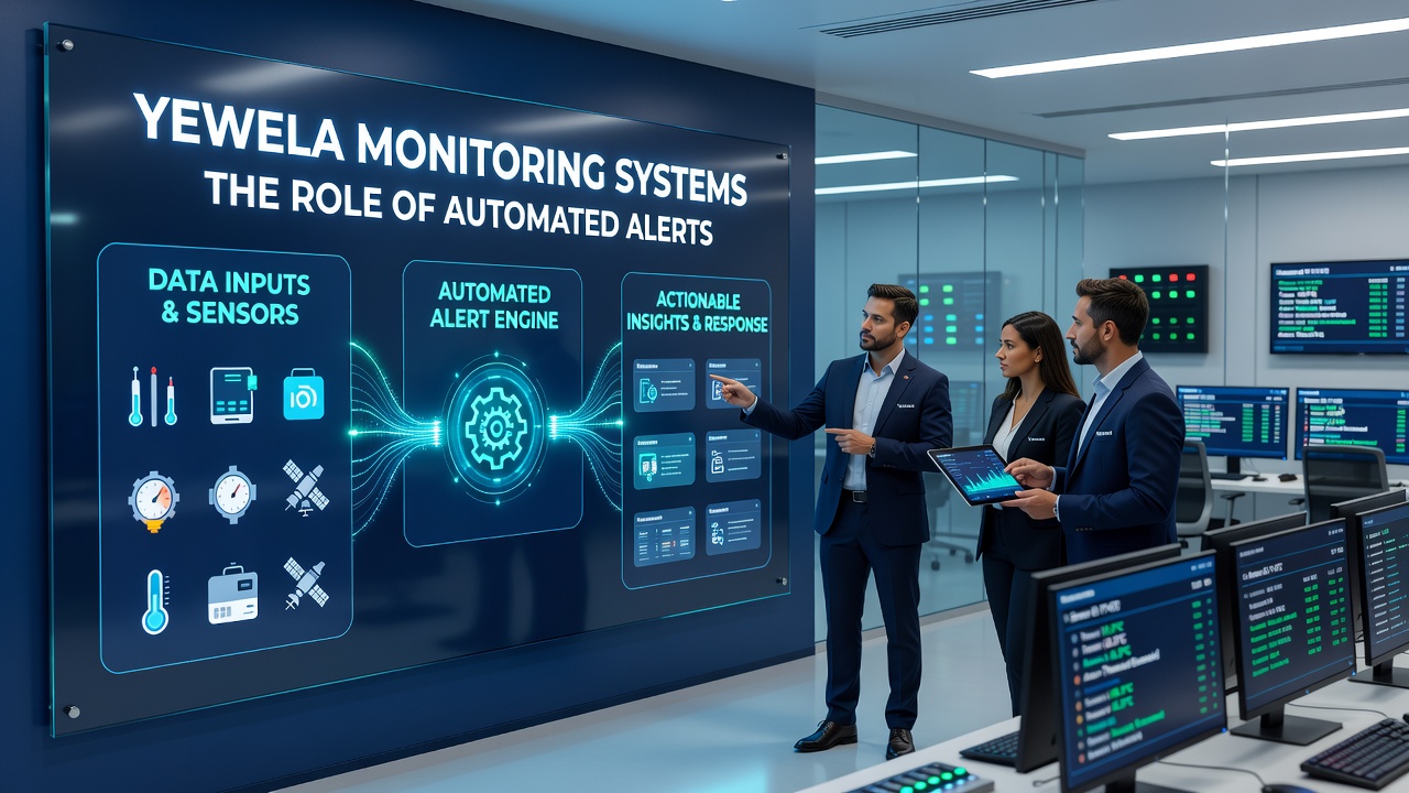 Detailed view of automated alert configuration panel within Yewela platform